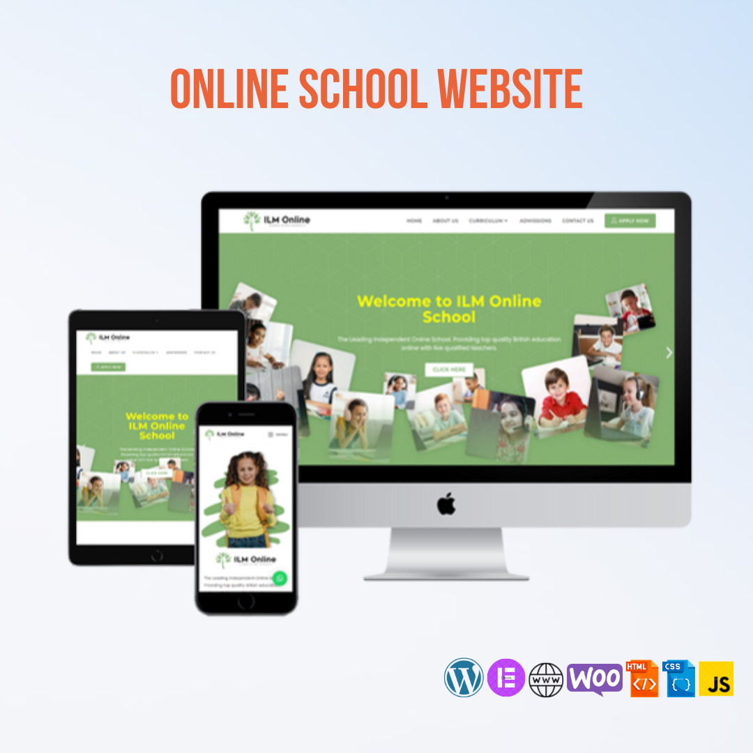 Online School Website